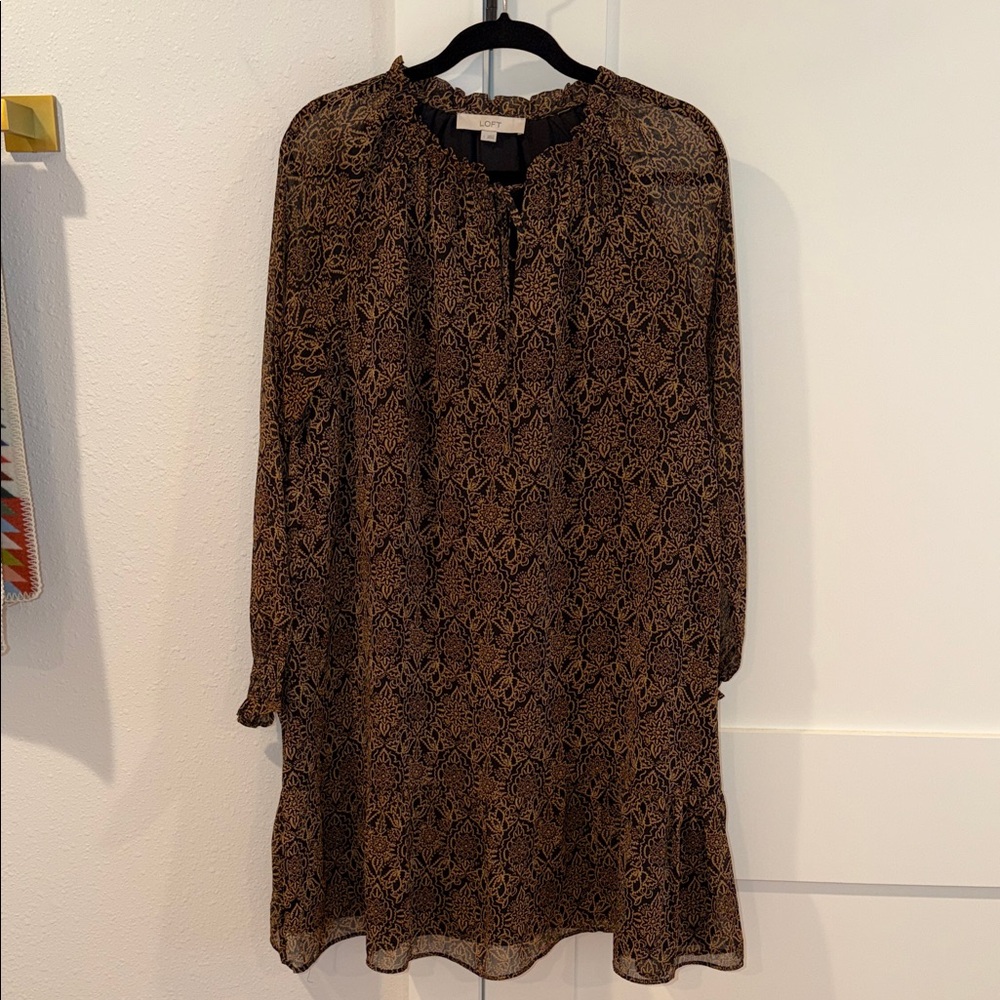 LOFT Drop Waist Dress